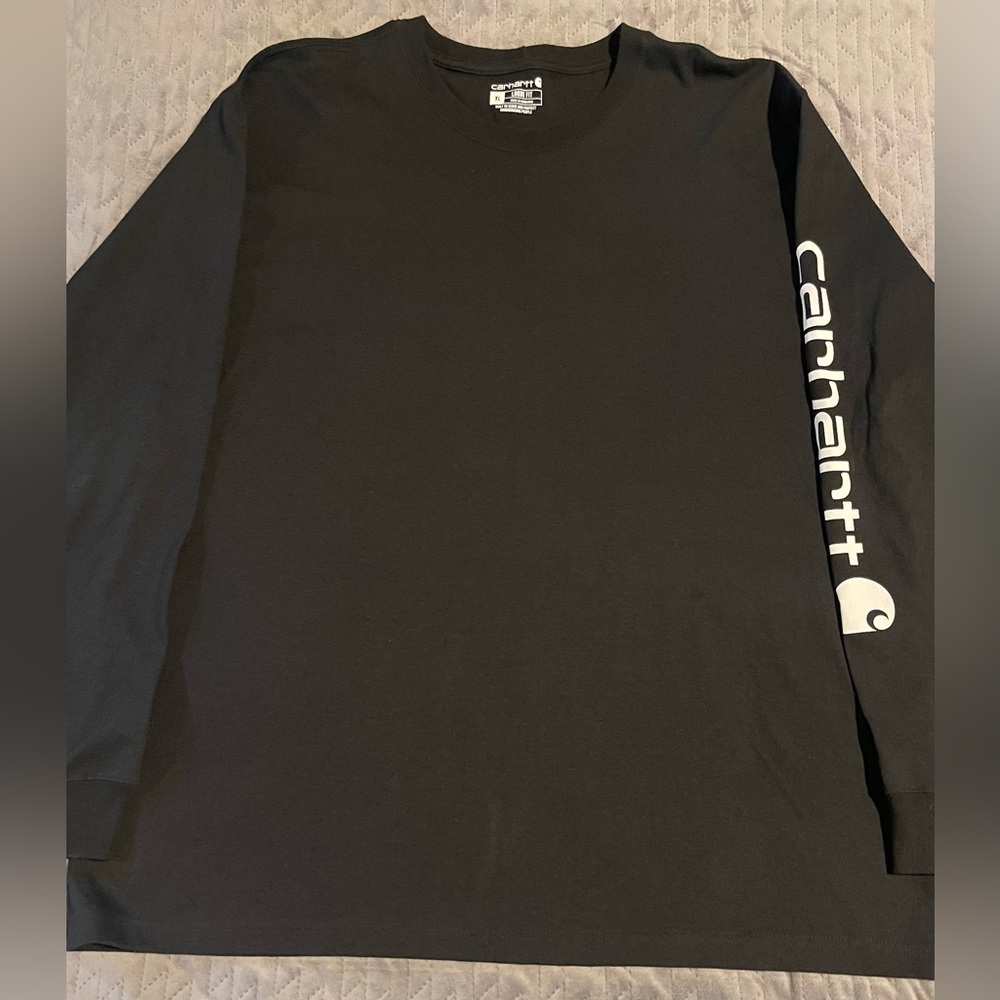 Carhartt l/s loose fit‎ shirt mens size XL black EUC